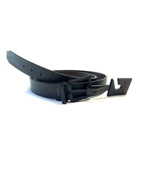 Guess Belt Reversible Size XL  42-44 Handcrafted Synthetic Leather Black Brown